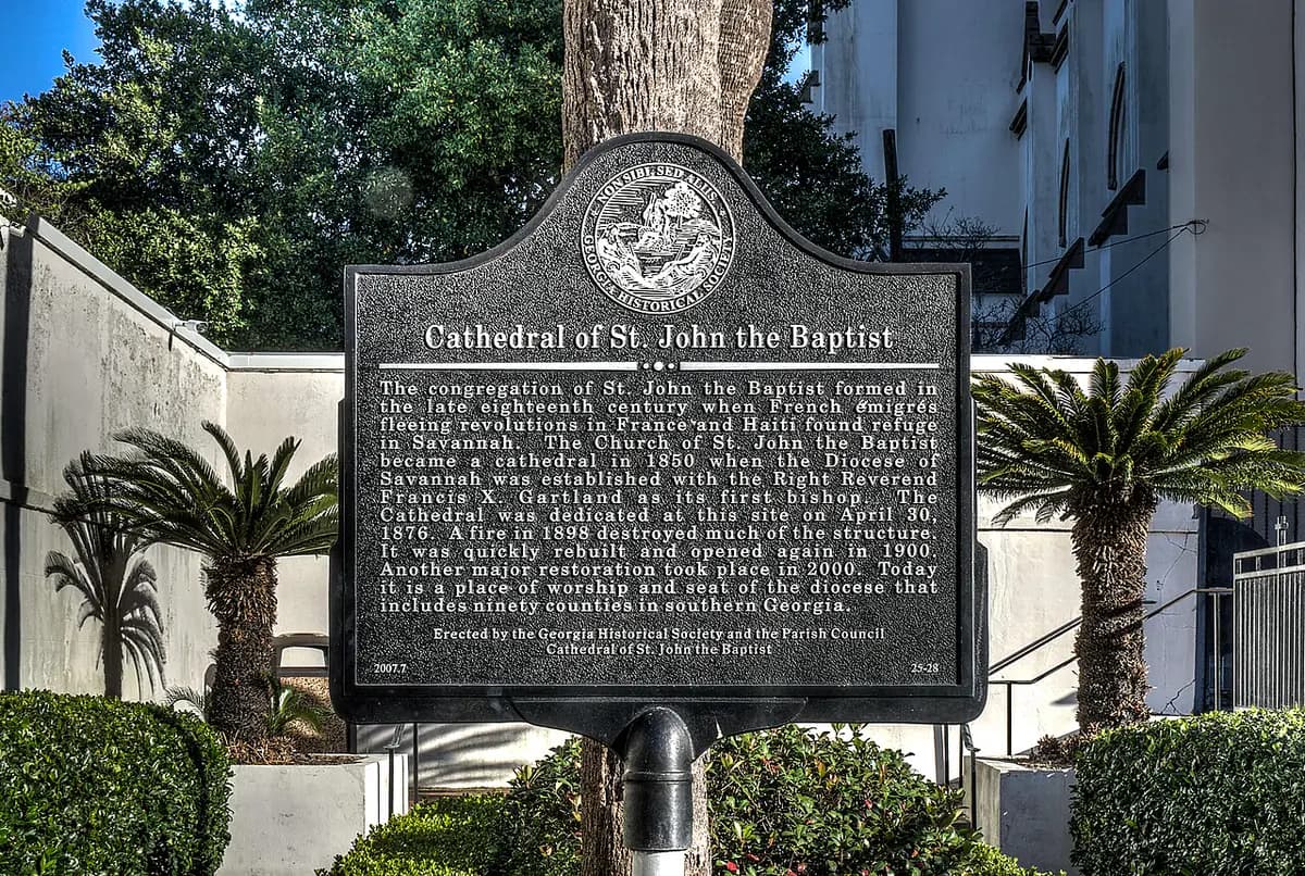 Cathedral of St. John the Baptist in Savannah’s Historic District